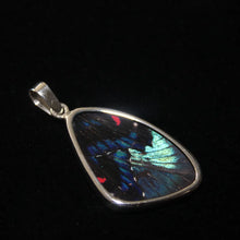 Load image into Gallery viewer, Blue Flash Butterfly Pendant, Medium