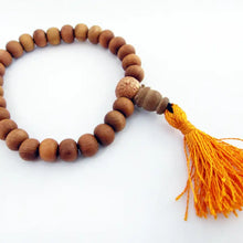 Load image into Gallery viewer, Sandalwood Mala Bracelet, 8mm