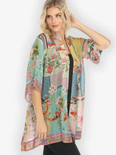 Load image into Gallery viewer, Koi Fish Block Pattern Kimono Jacket