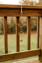 Load image into Gallery viewer, Indukala Small Moon Phase Bell Wind Chime - Handmade