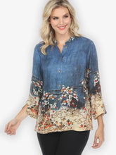 Load image into Gallery viewer, Edo Art Indigo Blouse
