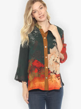 Load image into Gallery viewer, Nature Sunlight Silk Blouse