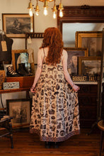 Load image into Gallery viewer, Curiosities Bohéme Maxi Slip Dress w/ whimiscal print