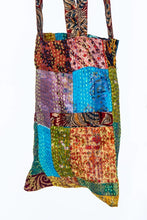 Load image into Gallery viewer, Silk Kantha Tote Bag