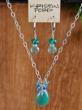 Load image into Gallery viewer, Green Aventurine & Kyanite Necklace