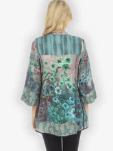 Load image into Gallery viewer, Joy Bloom Border in Blue Colorway