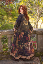 Load image into Gallery viewer, The Messenger Opera Duster Robe w/ Joan of Arc & Florals