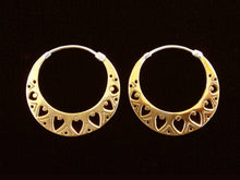 Load image into Gallery viewer, "Venus" (small) Brass Earrings