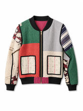 Load image into Gallery viewer, Tania Reversible Kantha Bomber, Medium