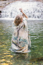 Load image into Gallery viewer, Earth & Sky Bohemian Goddess Starduster Kimono w/Trees