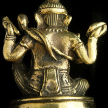 Load image into Gallery viewer, Brass Deity Statuette -Ganesh, Large