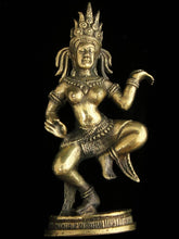 Load image into Gallery viewer, Brass Deity Statuette - Medium - Apsara