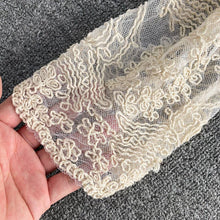 Load image into Gallery viewer, Crochet Cutout Long Sleeve Lace Mesh Top