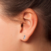 Load image into Gallery viewer, Tiny Trail of Stars Earrings