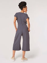 Load image into Gallery viewer, Oval Print Wrap Culotte Jumpsuit

