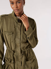 Load image into Gallery viewer, Drawstring Waist Utility Jacket
