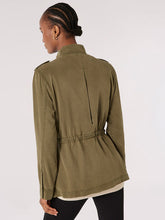 Load image into Gallery viewer, Drawstring Waist Utility Jacket
