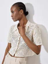 Load image into Gallery viewer, Crochet Button Top