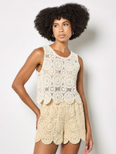 Load image into Gallery viewer, Crochet Circles Cotton Tank