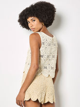 Load image into Gallery viewer, Crochet Circles Cotton Tank
