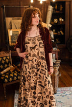 Load image into Gallery viewer, Curiosities Bohéme Maxi Slip Dress w/ whimiscal print