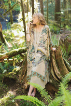 Load image into Gallery viewer, Earth & Sky Bohemian Goddess Starduster Kimono w/Trees