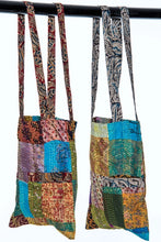 Load image into Gallery viewer, Silk Kantha Tote Bag