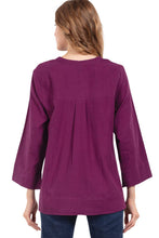 Load image into Gallery viewer, Jewel Tone Flax Linen Tunics