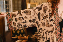 Load image into Gallery viewer, Curiosities Pixie Duster Crop Kimono w/ whimsical print