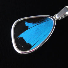 Load image into Gallery viewer, Blue & Black Butterfly Pendant, Small