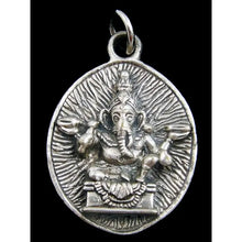 Load image into Gallery viewer, Brass Deity Ganesh Pendant