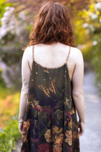 Load image into Gallery viewer, The Messenger Long Maxi Slip Dress w/ Joan of Arc & Florals