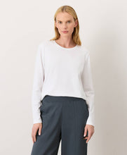 Load image into Gallery viewer, Women's Luxe Essential Crewneck Long Sleeve Tee, 3 Colors