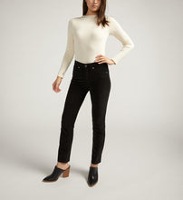 Load image into Gallery viewer, Suki Mid Rise Straight Leg Corduroy Pant, Black