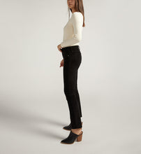 Load image into Gallery viewer, Suki Mid Rise Straight Leg Corduroy Pant, Black