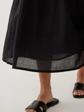 Load image into Gallery viewer, Lily V-Neck Sleeveless Dress, Black Textured Check