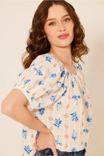 Load image into Gallery viewer, Pavia Sea Blouse