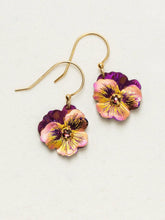 Load image into Gallery viewer, Garden Pansy Earring, 2 Colors