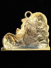 Load image into Gallery viewer, Brass Deity Pendant- Ganesh Reclining