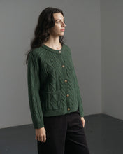 Load image into Gallery viewer, Derby Aran Cardigan