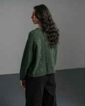 Load image into Gallery viewer, Derby Aran Cardigan