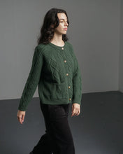 Load image into Gallery viewer, Derby Aran Cardigan