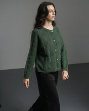 Load image into Gallery viewer, Derby Aran Cardigan