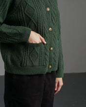 Load image into Gallery viewer, Derby Aran Cardigan
