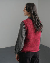 Load image into Gallery viewer, Heather Knitted Vest, Mulberry