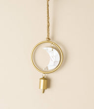 Load image into Gallery viewer, Chayana Small Moon Mother of Pearl Wind Chime - Handmade