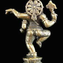 Load image into Gallery viewer, Brass Deity Statuette -Dancing Ganesh, Large