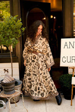 Load image into Gallery viewer, Curiosities Bohéme Maxi Slip Dress w/ whimiscal print