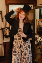 Load image into Gallery viewer, Curiosities Bohéme Maxi Slip Dress w/ whimiscal print