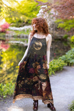 Load image into Gallery viewer, The Messenger Long Maxi Slip Dress w/ Joan of Arc & Florals